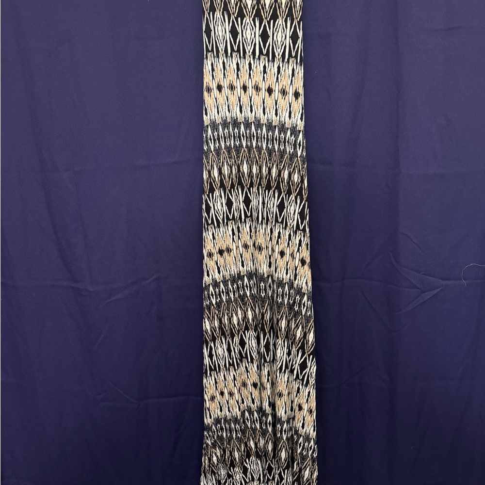 Lascana Ikat Print Maxi Dress US 2 Resort Beach Vacation Boho Summer EUC